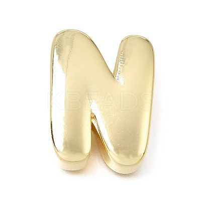 Brass Slide Charms KK-E802-33G-N-1