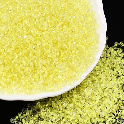 8/0 Inside Colours Transparent Glass Seed Beads X1-SEED-T007-06C-1