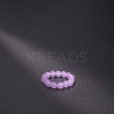 Natural Jade Stretchy Finger Rings FS-WG01730-40-1