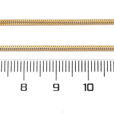 304 Stainless Steel Snake Chain Necklaces MAK-L015-03C-1