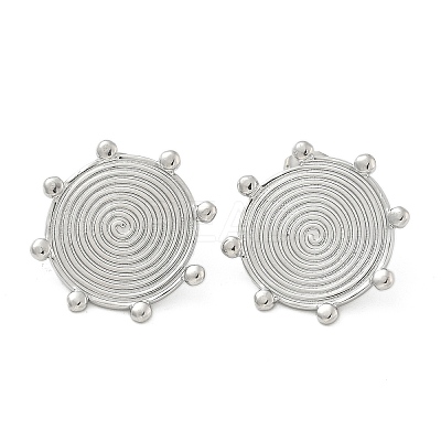 304 Stainless Steel Stud Earrings for Women EJEW-M089-03P-1