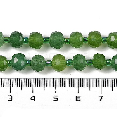 Natural Dyed White Jade Beads Strands G-H057-A22-17-1