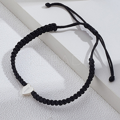 1Pc Adjustable Nylon Cord Braided Bracelets for Women Men BJEW-LP0001-34I-P-1