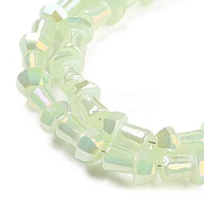 Electroplate Glass Beads Strands GLAA-K064-01A-06-1