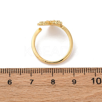 304 Stainless Steel Enamel Adjustable Finger Rings for Women RJEW-B131-02A-1