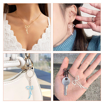 14Pcs 7 Colors  Spray Painted Alloy Pendants FIND-TA0004-71-1