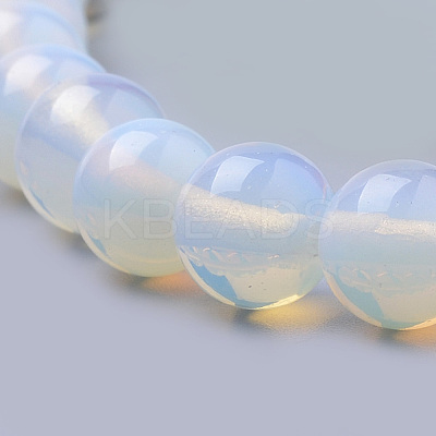Opalite Beads Strands G-S259-48-4mm-1