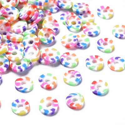 Handmade Polymer Clay Beads CLAY-S095-A004-1