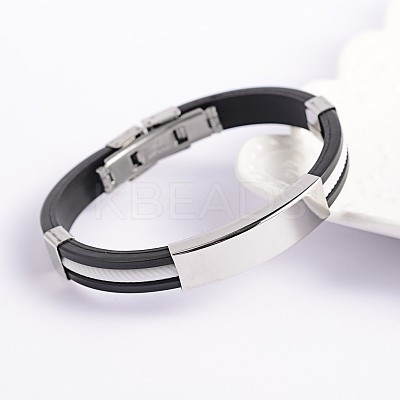 Trendy PU Leather Cord Bracelets BJEW-E260-14A-1