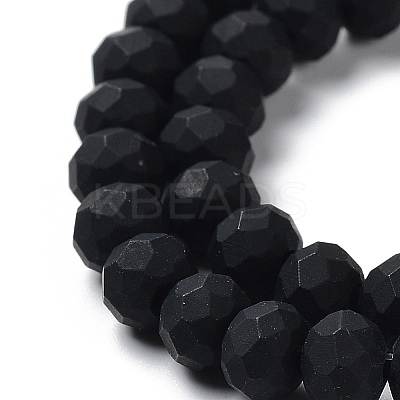Glass Beads Strands EGLA-A034-P10mm-MD-M-1