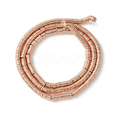 Electroplated Synthetic Non-Magnetic Hematite Beads Strands G-H020-C01-01-1