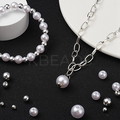 461Pcs Round Beads Kit for DIY Bracelet Making DIY-YW0004-45S-1