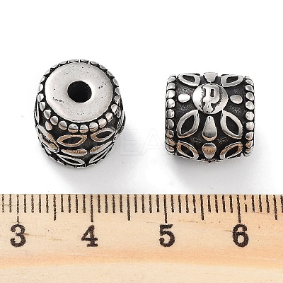 304 Stainless Steel Beads Hand Polished STAS-M057-32AS-1