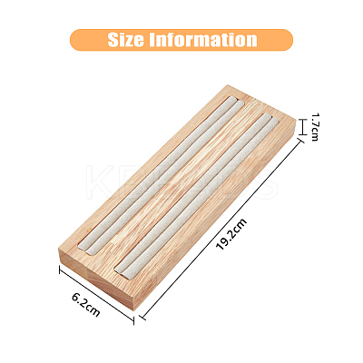 2-Slot Wood Ring Displays RDIS-WH0002-18A-1