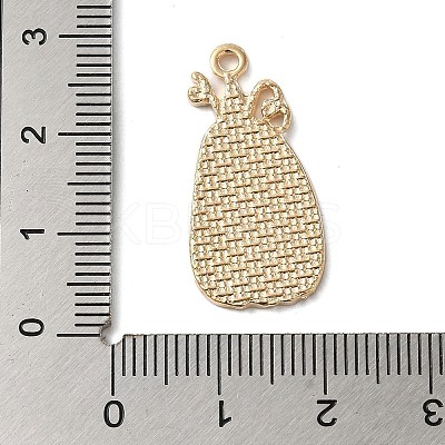 Thanksgiving Day Golden Tone Alloy Enamel Pendants ENAM-M002-01O-G-1