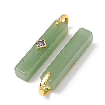 Natural Green Aventurine Pendants GG-CBA51ED-01G-02-1