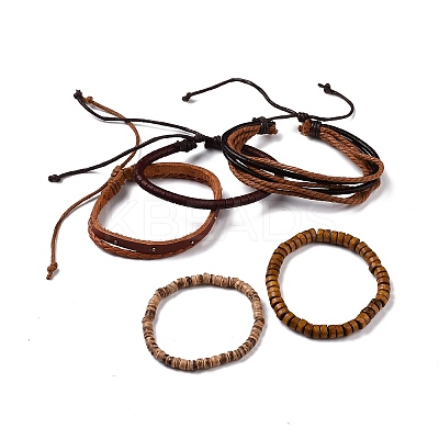 Multi-strand Bracelets LS-BJEW-N0011-012-1