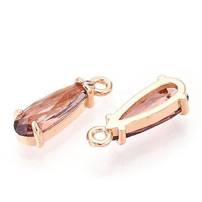 Faceted Glass Pendants X1-GLAA-T010-004G-1