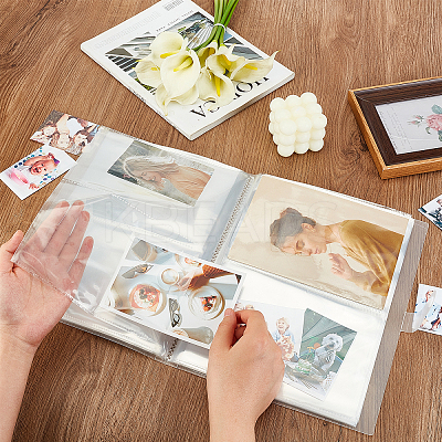PP Plastic Card Storage Albums AJEW-WH0258-509A-1