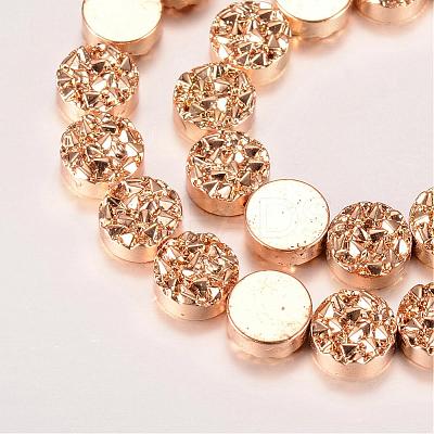 Electroplate Non-magnetic Synthetic Hematite Bead Strands G-Q465-06KC-1