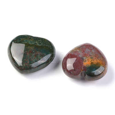 Natural Ocean Jasper Heart Love Stone LS-G-H259-04-1