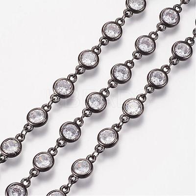 Handmade Glass Beaded Chains AJEW-F026-03B-1