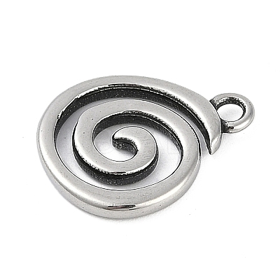 316 Surgical Stainless Steel Pendants STAS-G349-05AS-1
