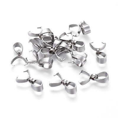Tarnish Resistant 304 Stainless Steel Pinch Bails STAS-K146-090-2.5x14-1
