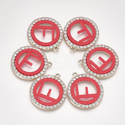 Acrylic Pendants PALLOY-T070-26D-F-1