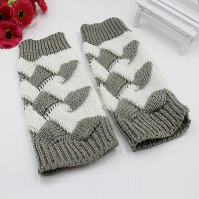 Polyacrylonitrile Fiber Yarn Knitting Fingerless Gloves COHT-PW0001-13D-1