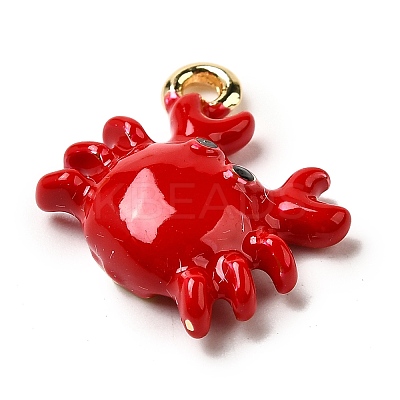 Zinc Alloy Enamel Pendants X-FIND-I044-17B-1-1