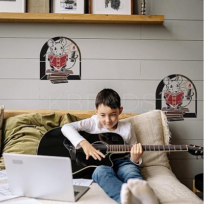 Large Plastic Reusable Drawing Painting Stencils Templates DIY-WH0172-646-1