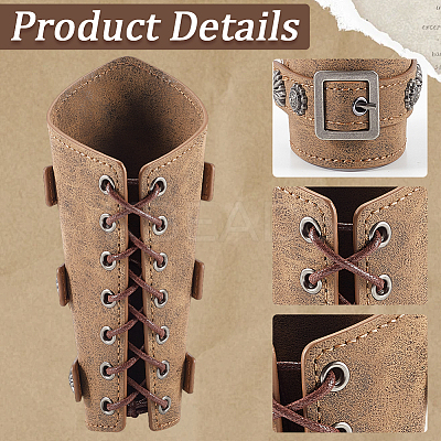 Adjustable Imitation Leather Cord Bracelet AJEW-WH0010-51A-1