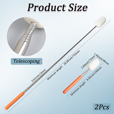 Adjustable Sponge Clay Sculpture Tool AJEW-WH0348-498C-1