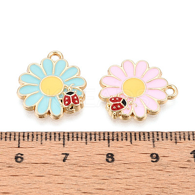 Alloy Enamel Pendants ENAM-N064-03KCG-1