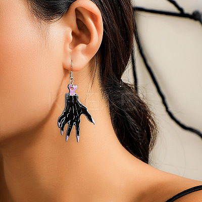 Halloween Cartoon Acrylic Dangle Earrings for Women QK1762-5-1