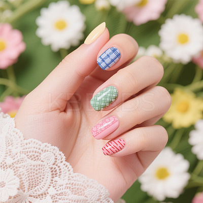Plastic Nail Art Image Templates AJEW-UN0002-49C-1