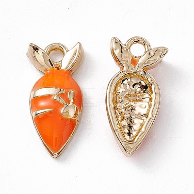 Alloy Enamel Pendants PALLOY-P287-12G-02-1