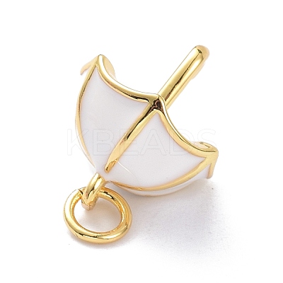 Real 18K Gold Plated Brass Charms KK-L188-24G-1