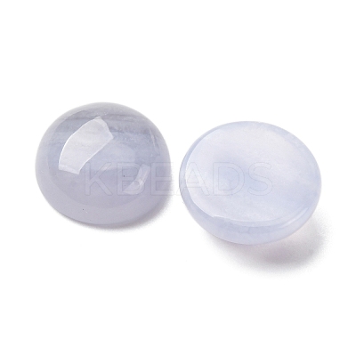 Natural Blue Lace Agate Cabochons G-O185-01B-02-1