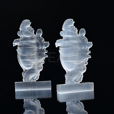Goddess Natural Selenite Figurines DJEW-PW0021-02-1