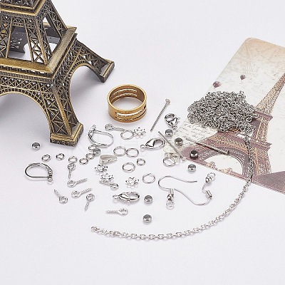 Metal Jewelry Findings Sets DIY-YW0001-23P-1