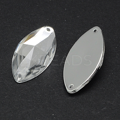 Sew on Rhinestone X-ACRT-M020-6x12mm-02-1