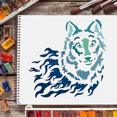 Plastic Reusable Drawing Painting Stencils Templates DIY-WH0172-321-1