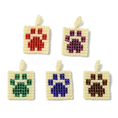 Handmade MIYUKI Seed Beads PALLOY-MZ00305-1