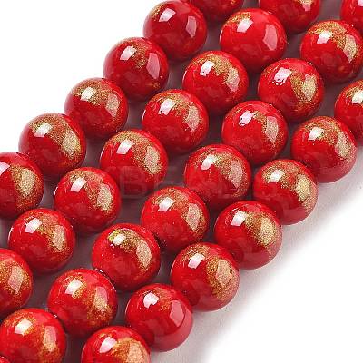 Natural Mashan Jade Beads Strands G-A255-A01-01A-1
