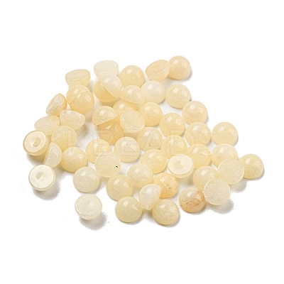 Natural White Jade Dyed Cabochons G-H309-03-24-1