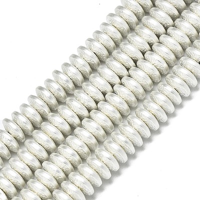 Electroplate Non-magnetic Synthetic Hematite Beads Strands G-S372-001-02S-1