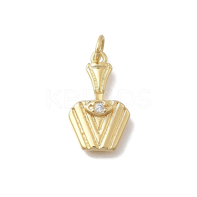 Brass Micro Pave Cubic Zirconia Bottle Pendants KK-D431-051B-02-1