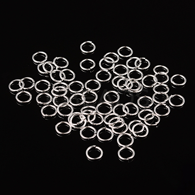 Brass Open Jump Rings JRC8MM-S-1